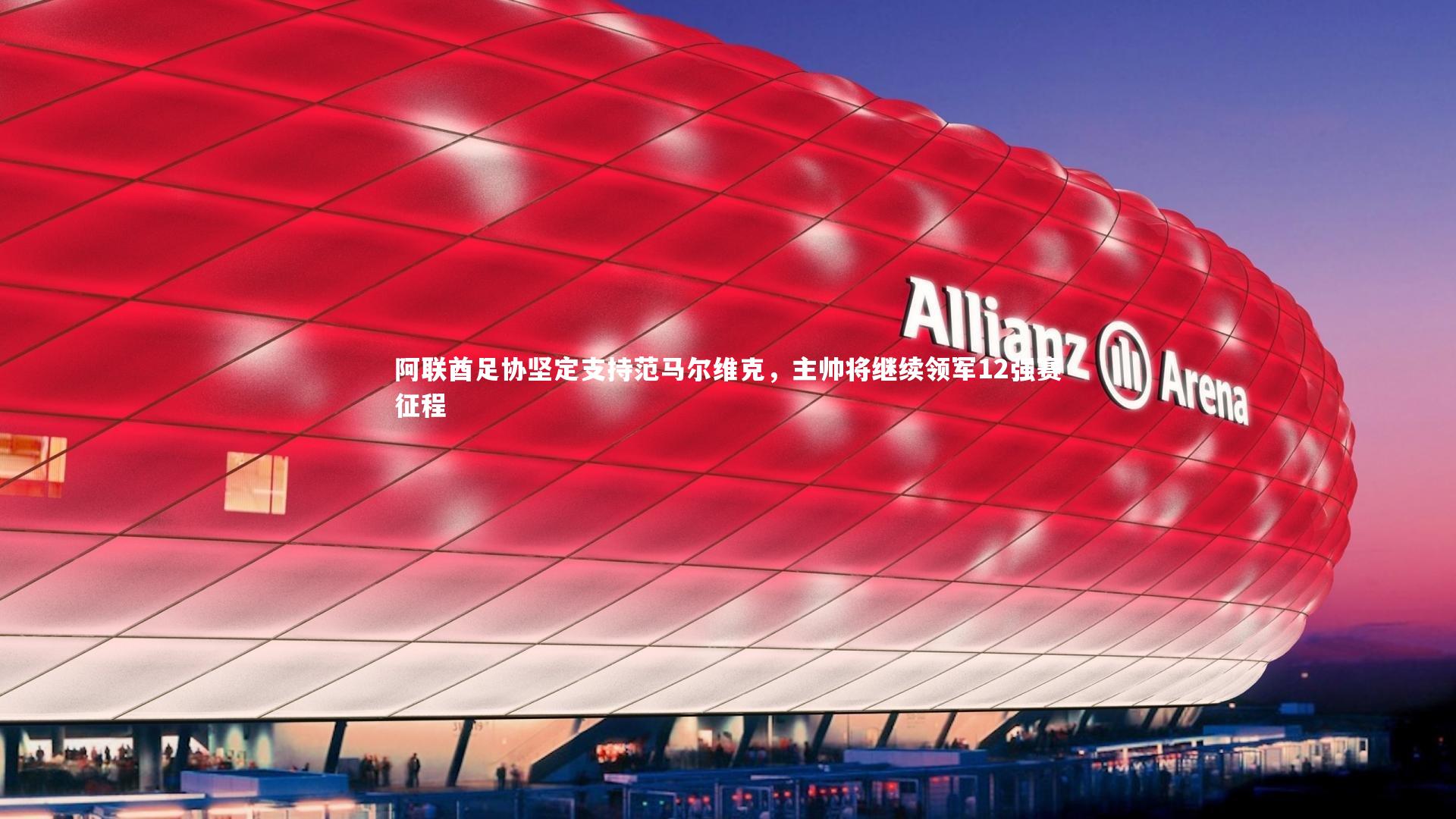 阿联酋足协坚定支持范马尔维克,主帅将继续领军12强赛征程